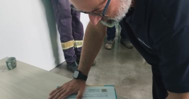 Colaboradores da Aegea SC assinam termo de compromisso durante 12ª Parada de Segurança